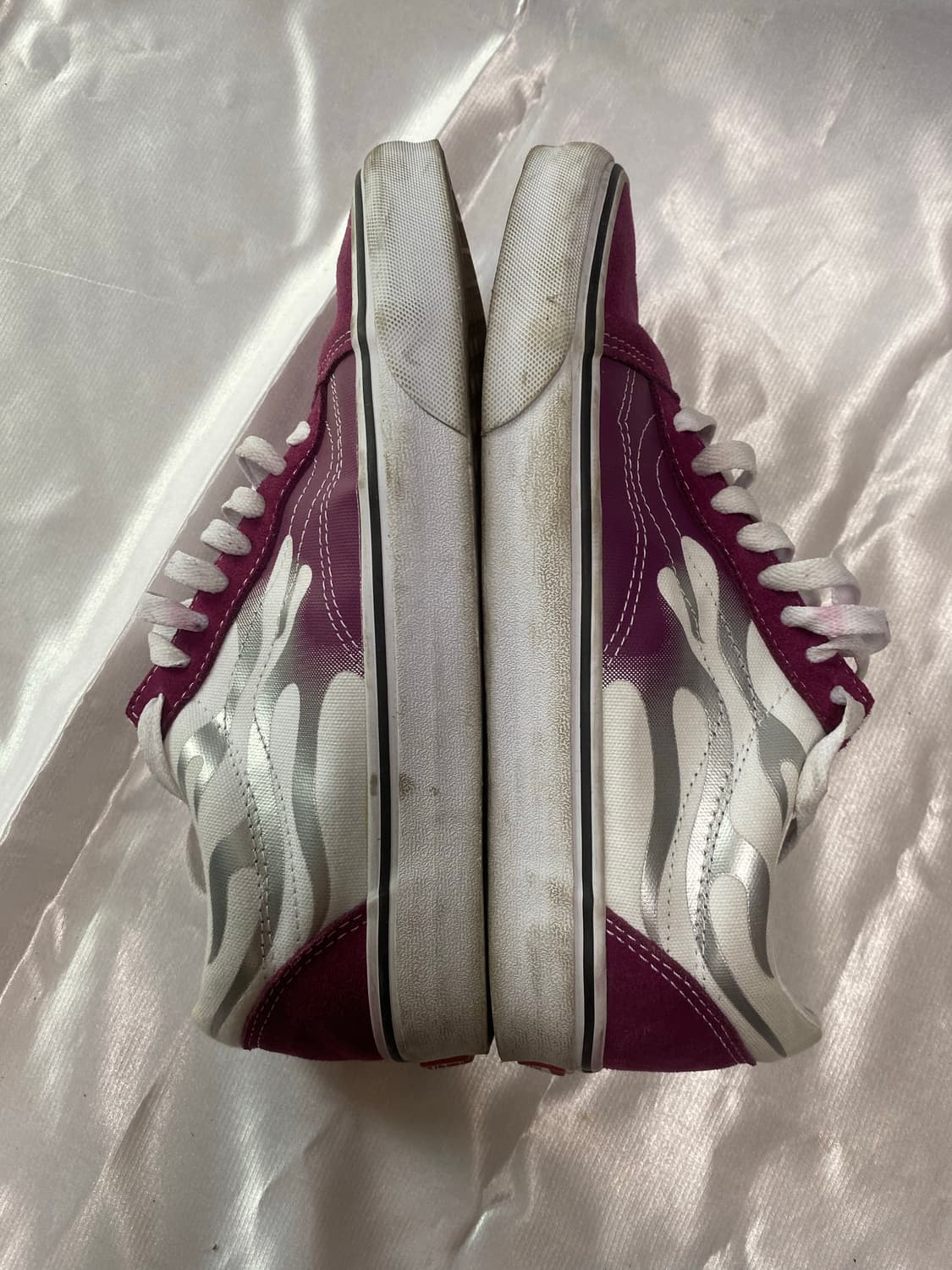 반스) 올드스쿨 퍼플 실버 플레임 270 상품이미지10