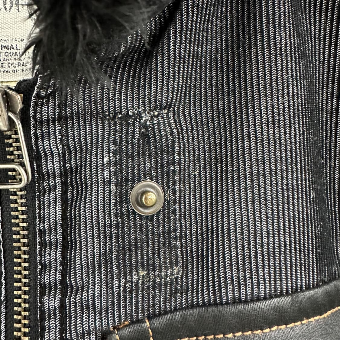 100 버커루 y2k 남자 울프죠 워싱 코듀로이 자켓 상품이미지7