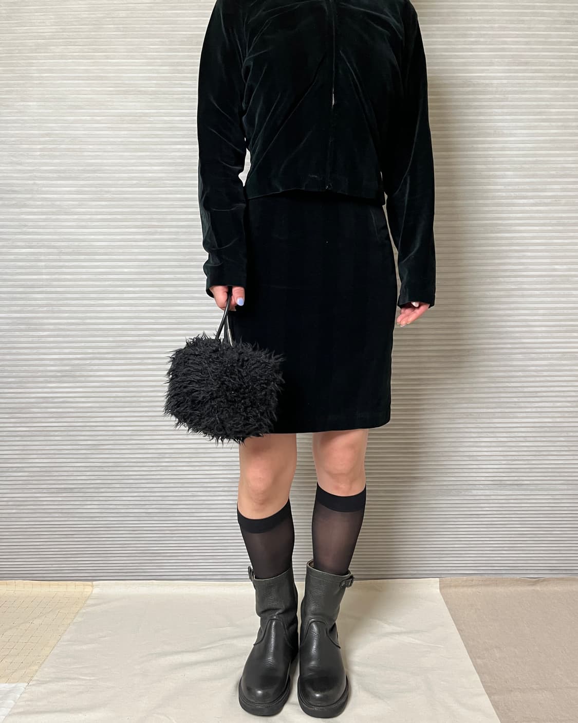 Dkny faux fur mini bag 도나카란 미니백 핸드백 상품이미지2