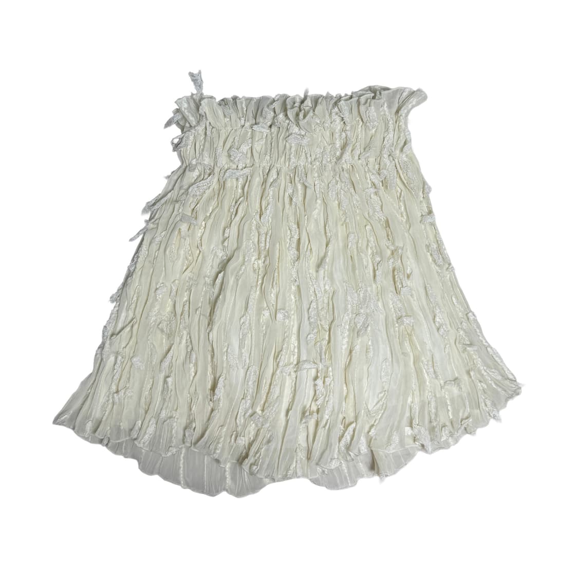 화이트 프린지 스커트 상품이미지1