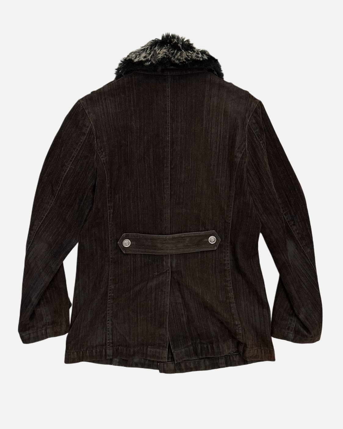 ROUSHATTE veluor tweel fur collar jacket 상품이미지4