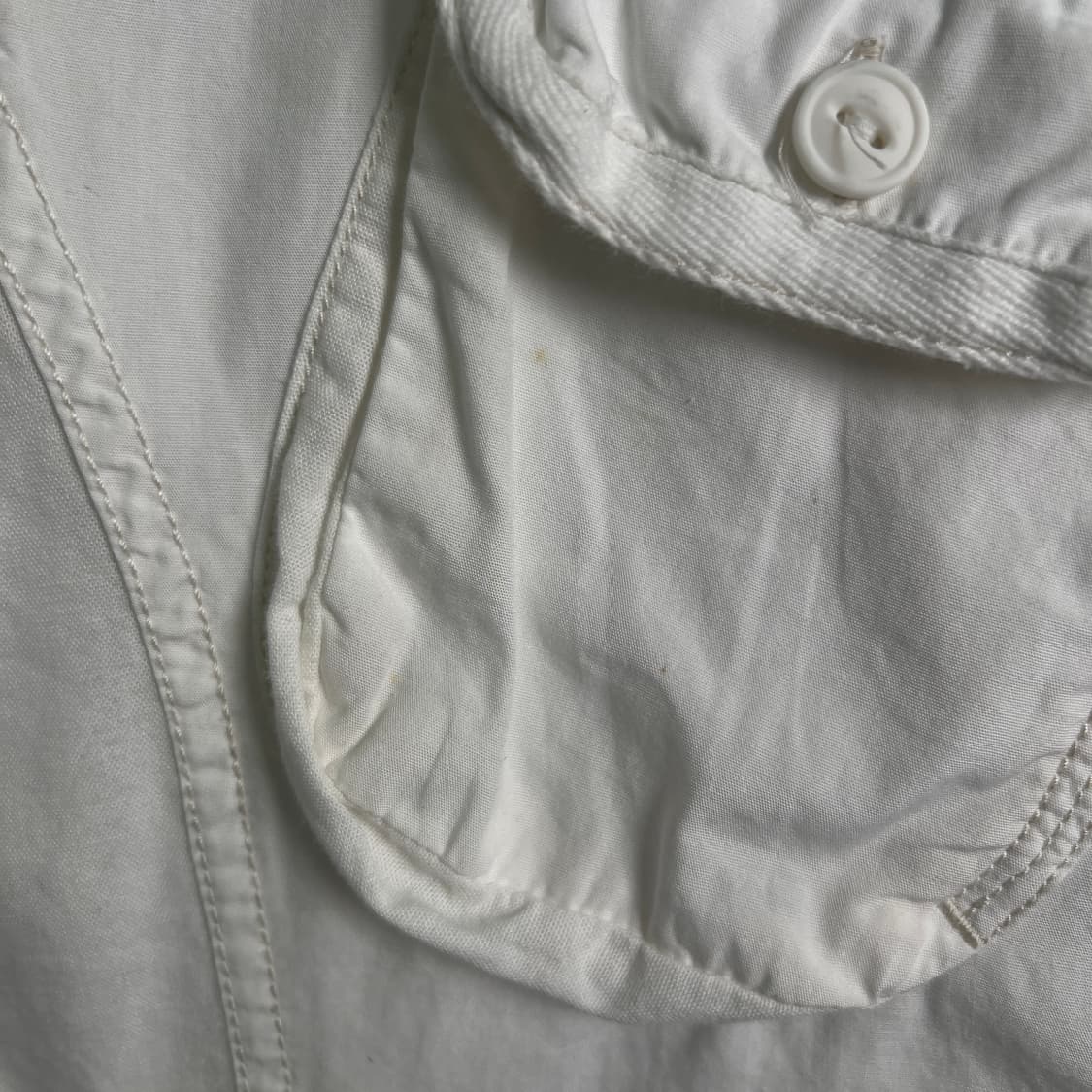 Avirex 아비렉스 밀리터리 견장 포켓 반팔 셔츠 M 상품이미지8