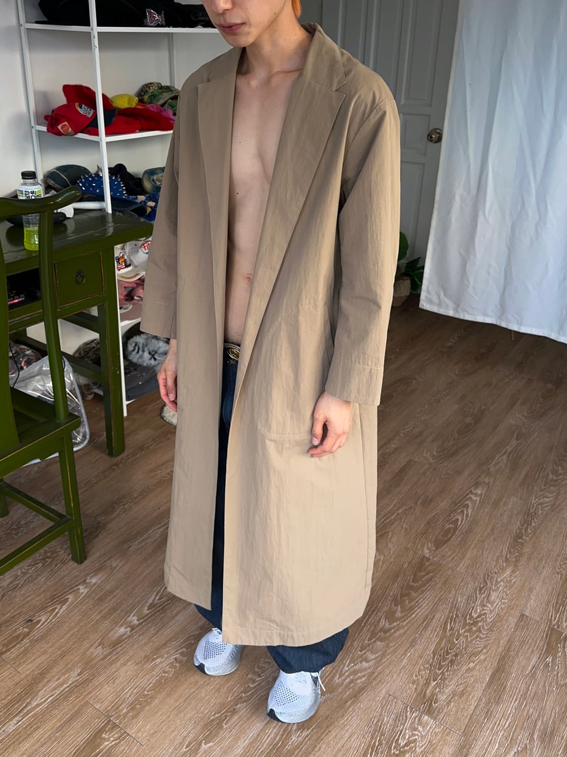 IENA 버튼 리스 코트 상품이미지5