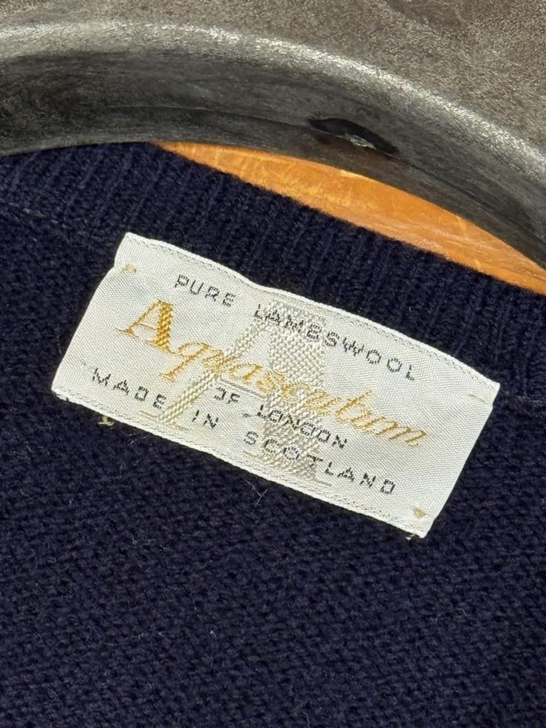 아쿠아스큐텀 아가일 니트 상품이미지7