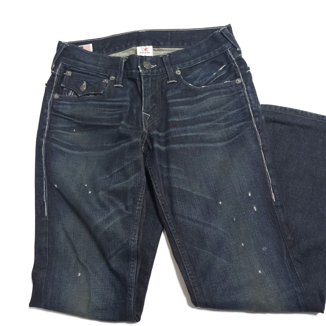 트루릴리전 USA 리키 스트레이트 워싱 데님 팬츠 상품이미지4