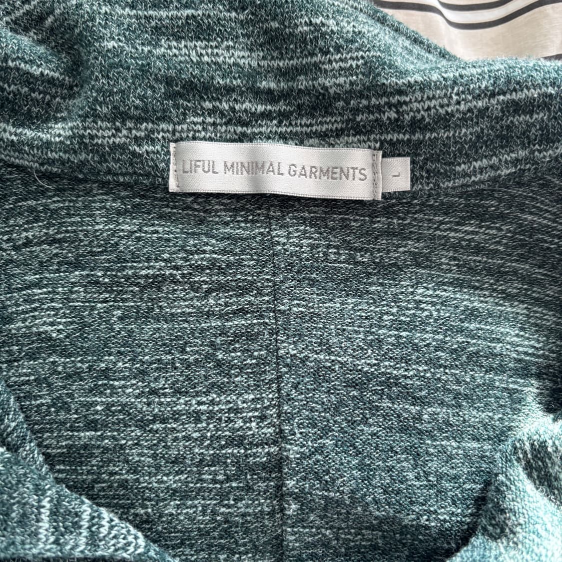 LIFUL MINIMAL GARMENTS 긴팔셔츠(그린, L) 상품이미지1