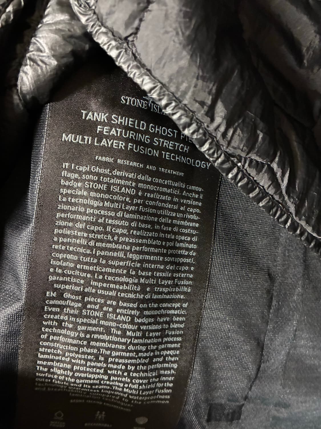 [M] 스톤아일랜드 고스트피스 탱크쉴드 패딩 상품이미지3