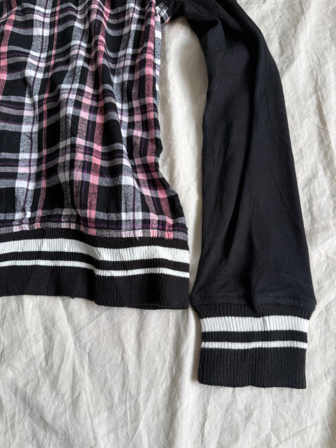 스카이봄버 캐캐체 펑크 투웨이 체크 집업 상품이미지6