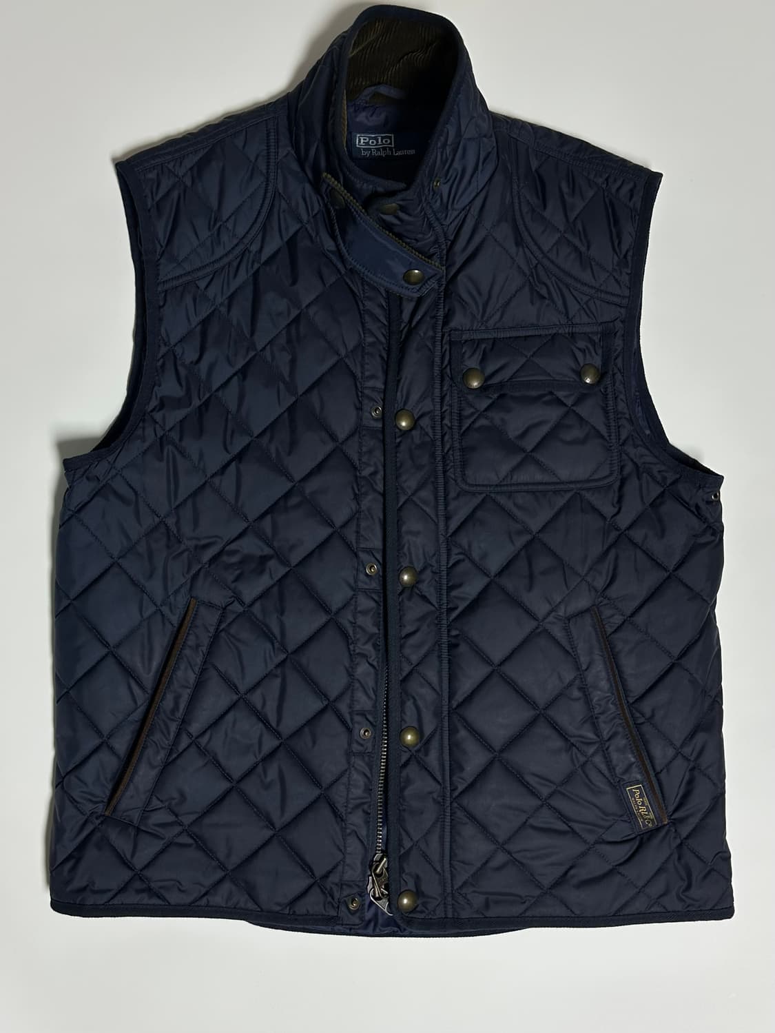 폴로 랄프로렌 네이비 퀼팅 베스트 상품이미지2