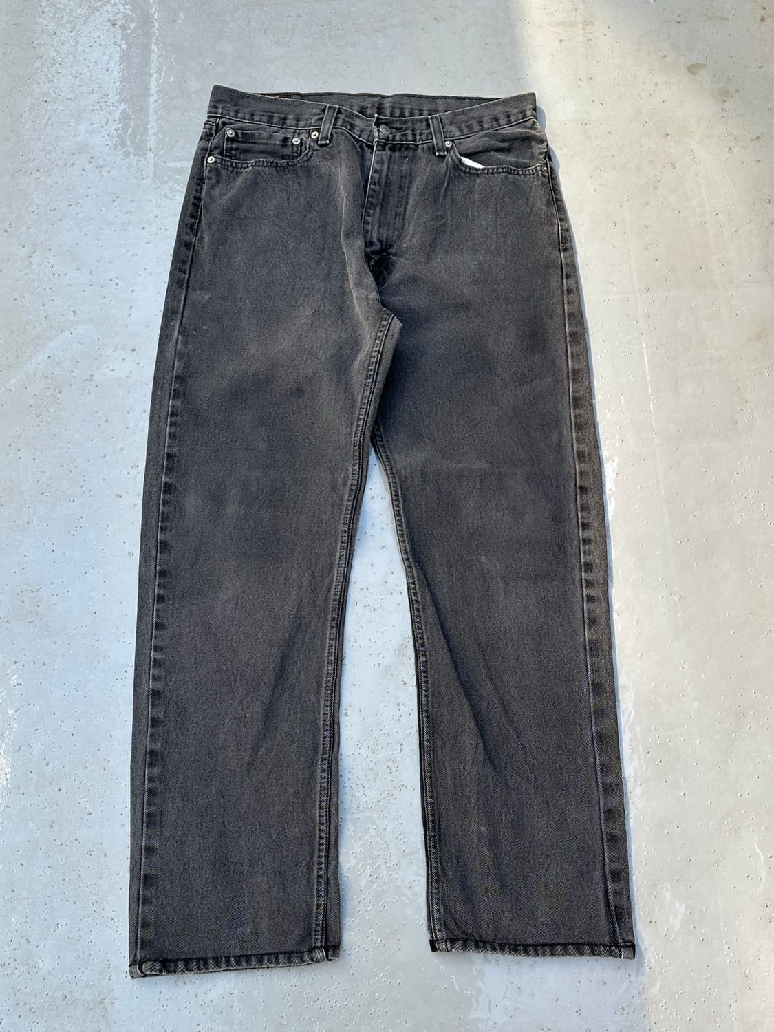 [리바이스] •Levi's 505 Black Denim 상품이미지2