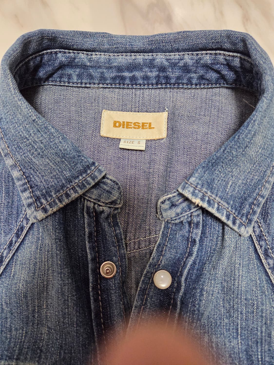 디젤 데님 셔츠 상품이미지4