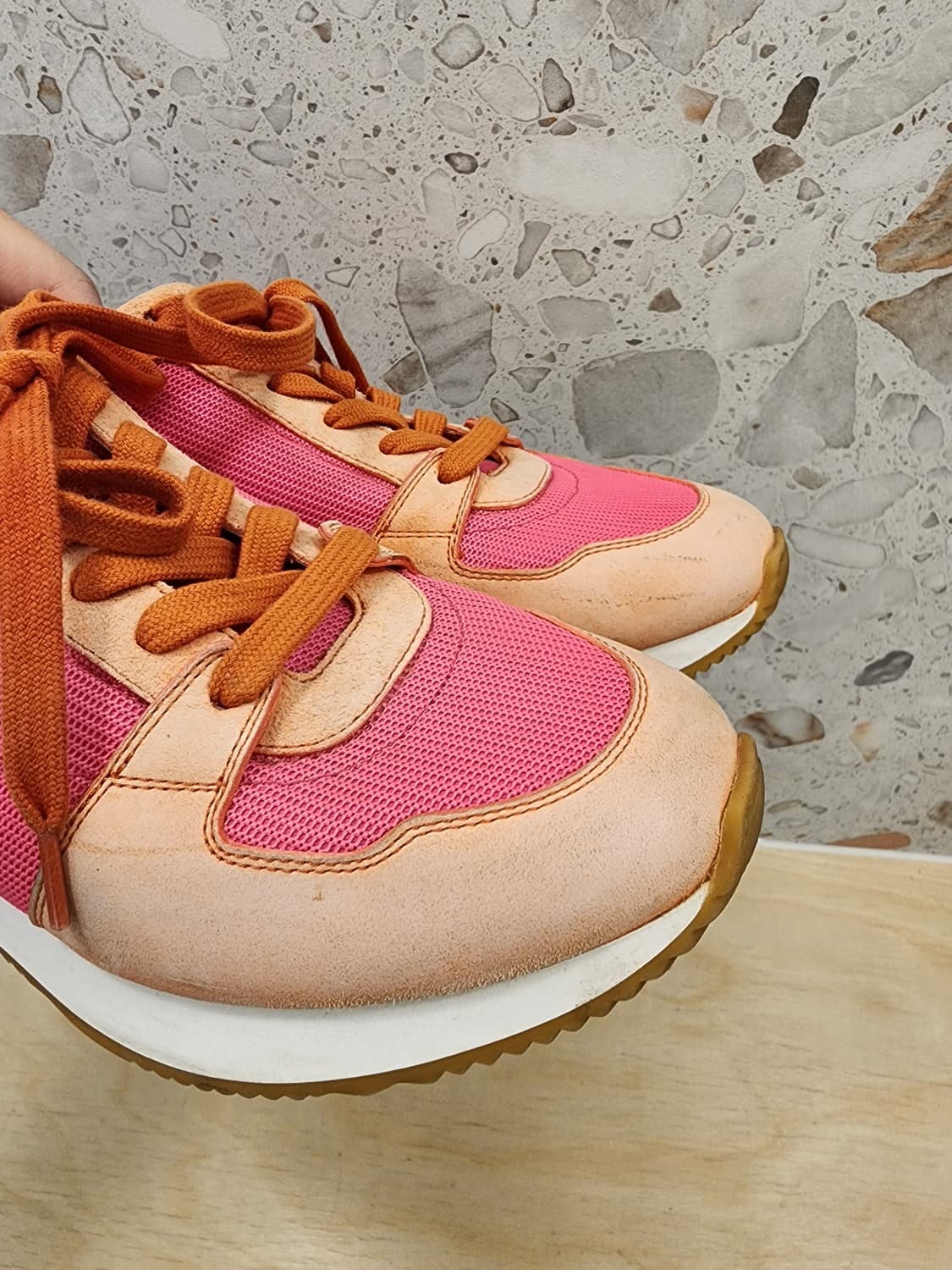 에르메스 이스케이프 여성 스니커즈 오렌지 36 1/2 상품이미지5