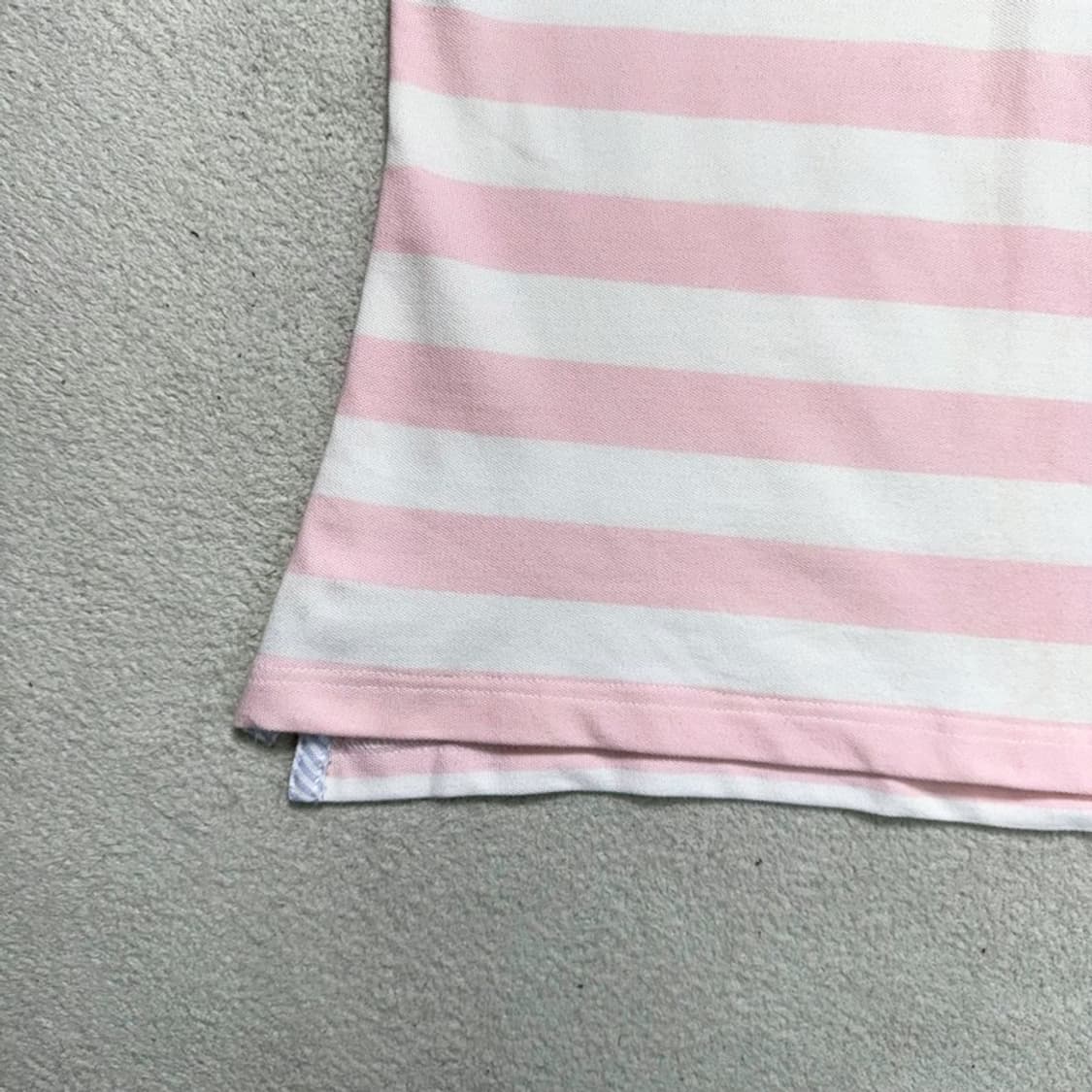 TOMMY HILFIGER 스트라이프 PK 반팔 핑크 M 상품이미지9