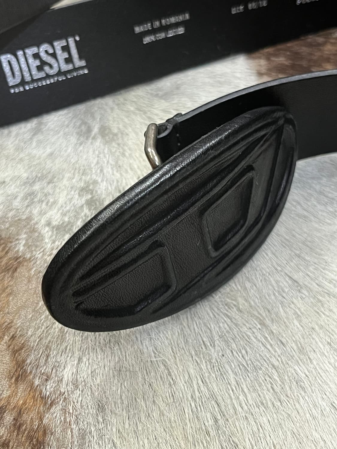 DIESEL B-1DR LEATHER BELT 상품이미지5