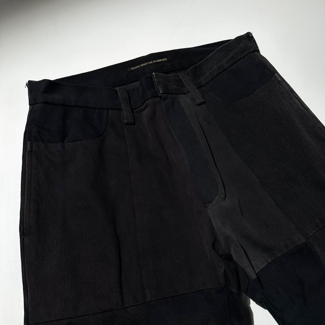 토킹 어바웃 더 앱스트랙션 패치워크 데님 팬츠 상품이미지3