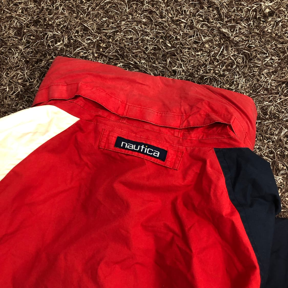 노티카 90s 올드스쿨 리버시블 컬러블록 바람막이 자켓 상품이미지5