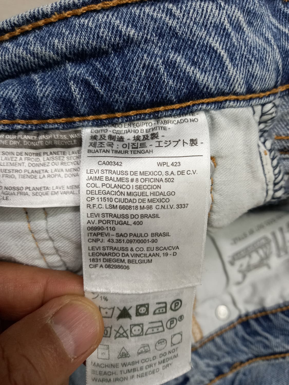 30 리바이스502 Egypt 리오셀24% 스판 슬림일자진 30-155 상품이미지8