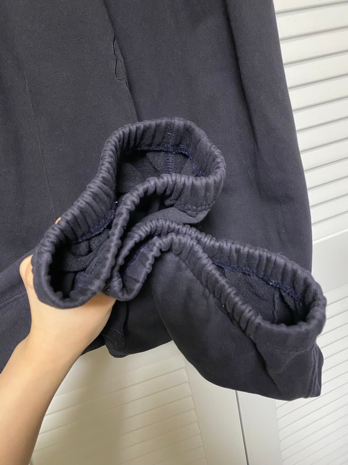 폴리테루 행크 이지 스웻 다크 차콜 네이비 2사이즈 상품이미지5