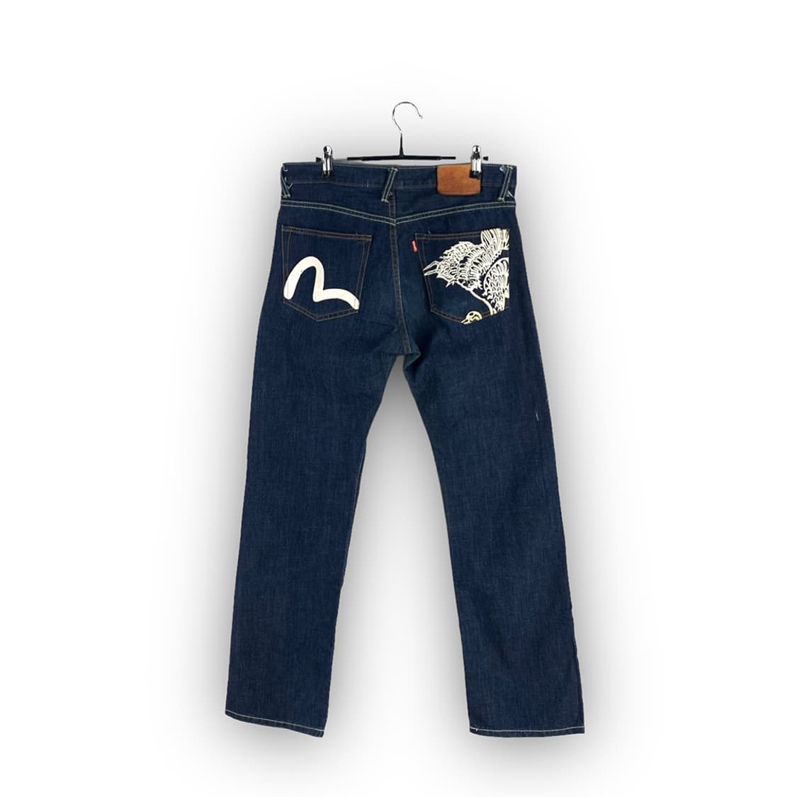 에비수 백로고 데님 팬츠 상품이미지1