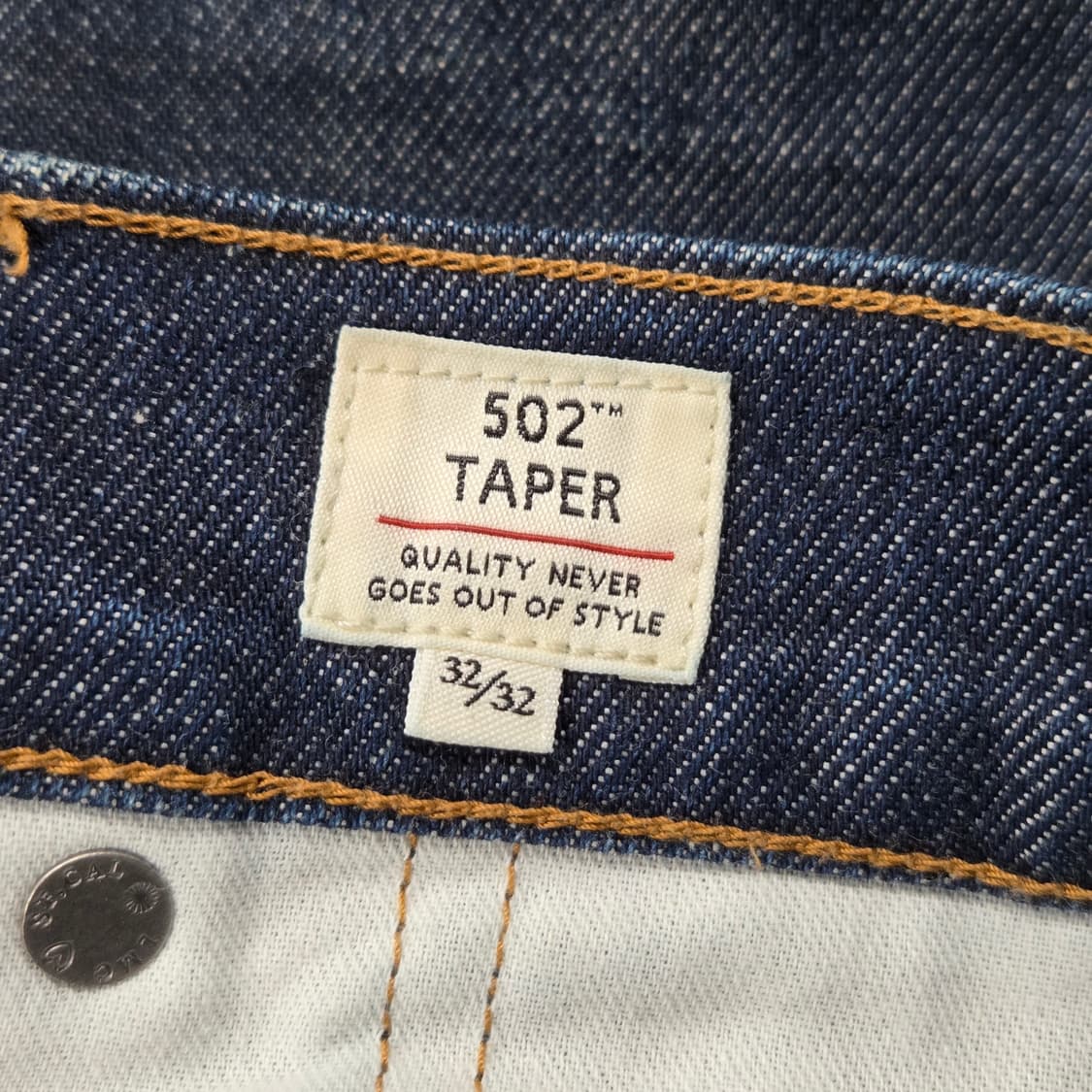 리바이스 502 빅E 메이드 앤 크래프티드 데님팬츠32/32 상품이미지6