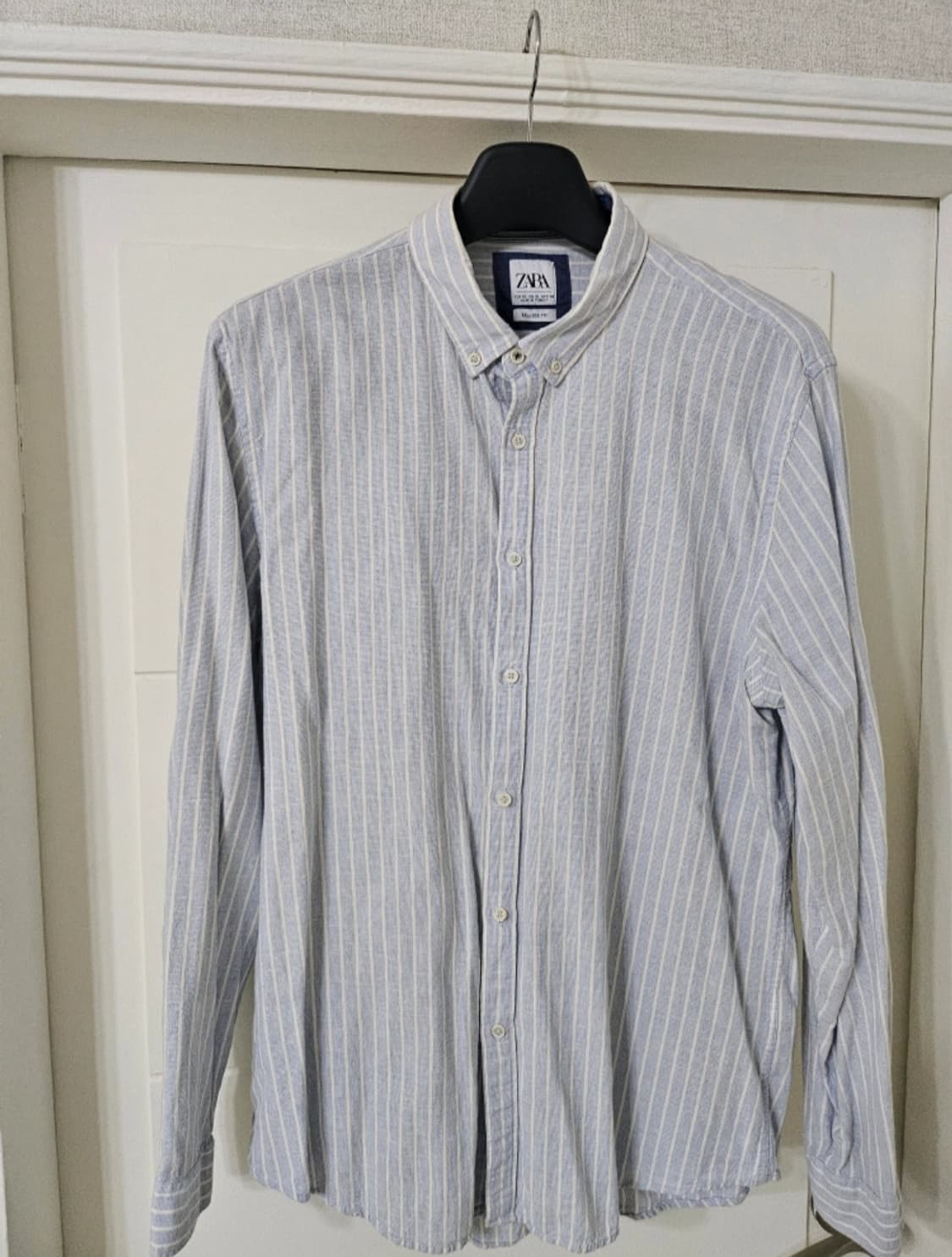 ZARA 스트라이프 셔츠 Relaxed Fit XL
 상품이미지1