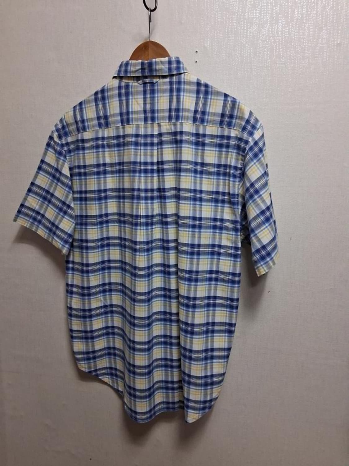 일본빈티지 타미힐피거 체크남방 반팔 남성105 110
 상품이미지2