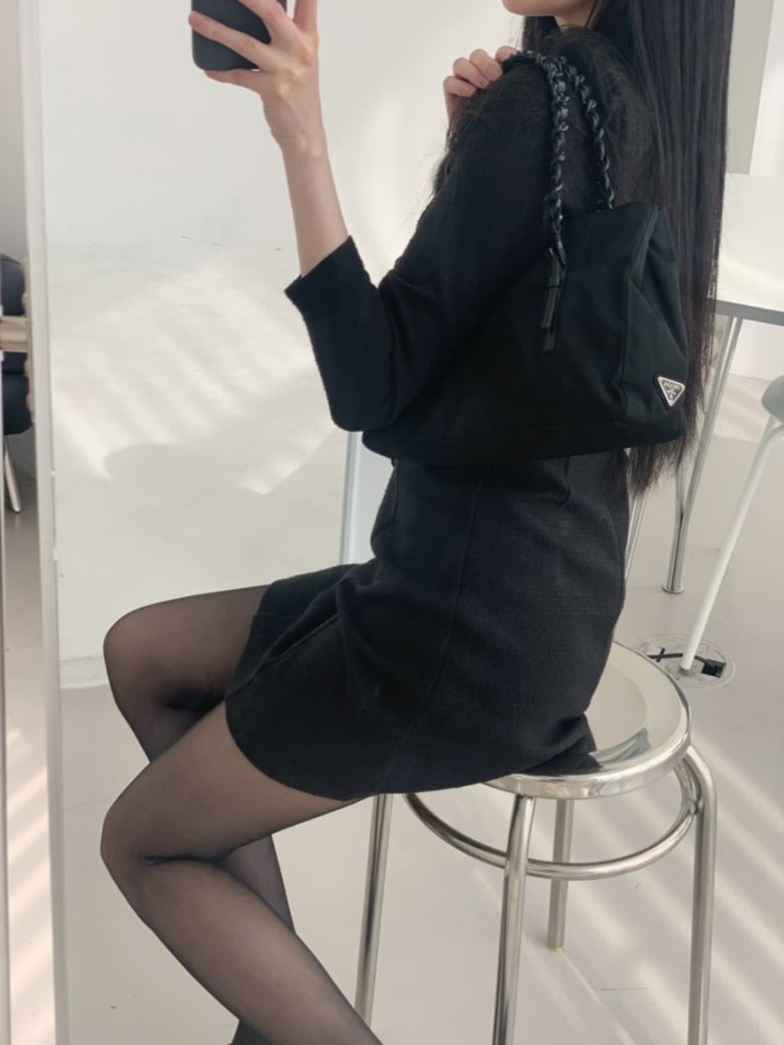 빈티지 프라다 체인 토트백 상품이미지2