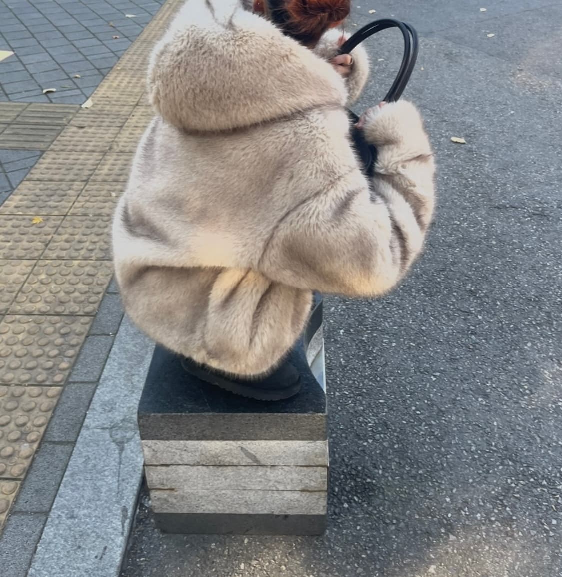 블랙업 콜터 헤비 퍼 후드점퍼 -베이지 상품이미지2