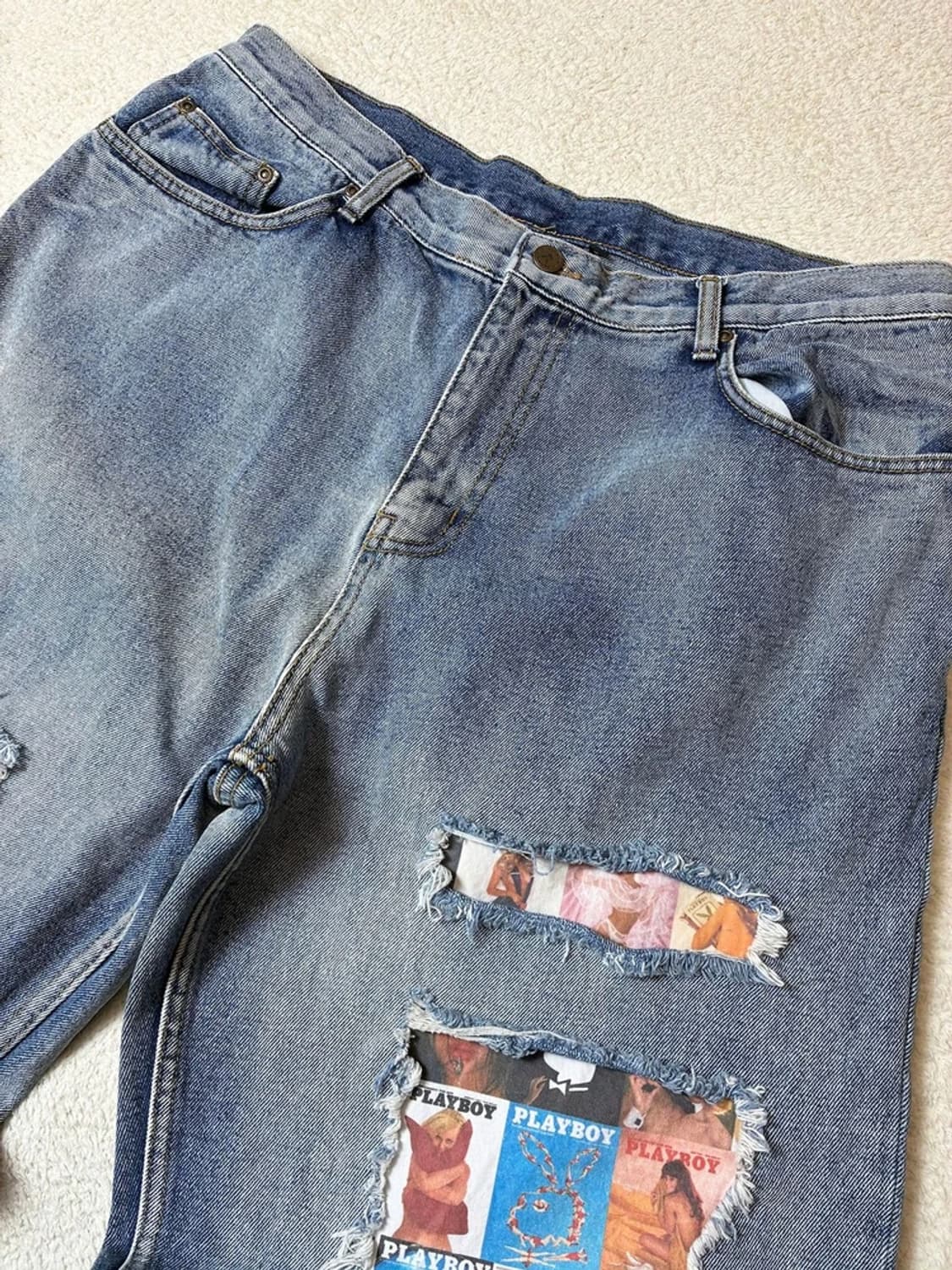 위켄더스 x 플레이보이 24ss 커버 데님 팬츠 PN7006 상품이미지3