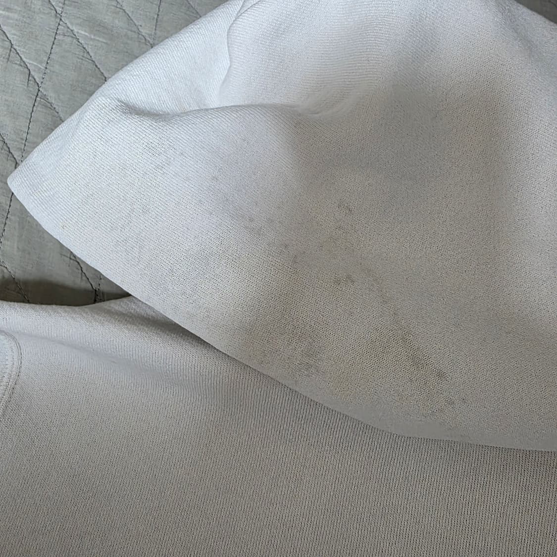 [XL] 90s 빈티지 러셀 애슬레틱 화이트 후드집업 USA 페인트 상품이미지3