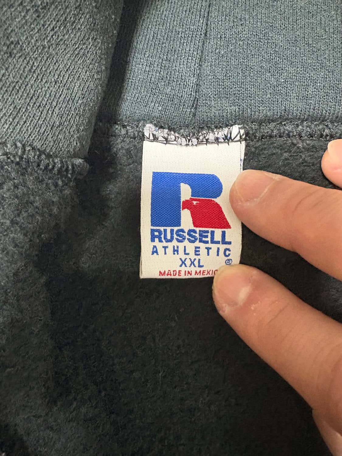 러셀 Russell 90s 후드집업 블랙 XXL 상품이미지4