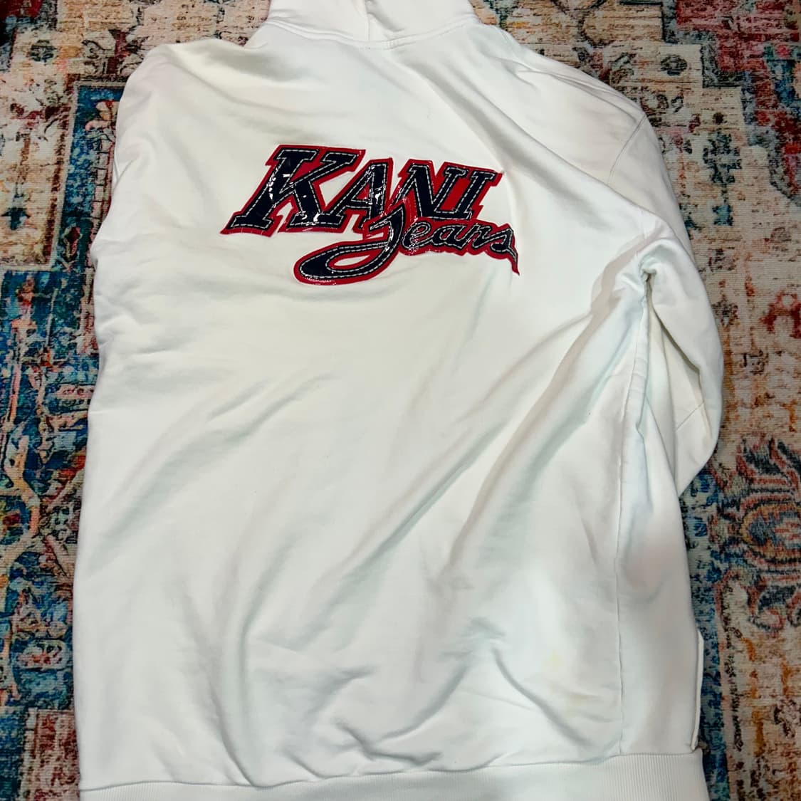 [2XL] 90s 칼카니 글로시 백로고 후드집업 상품이미지2