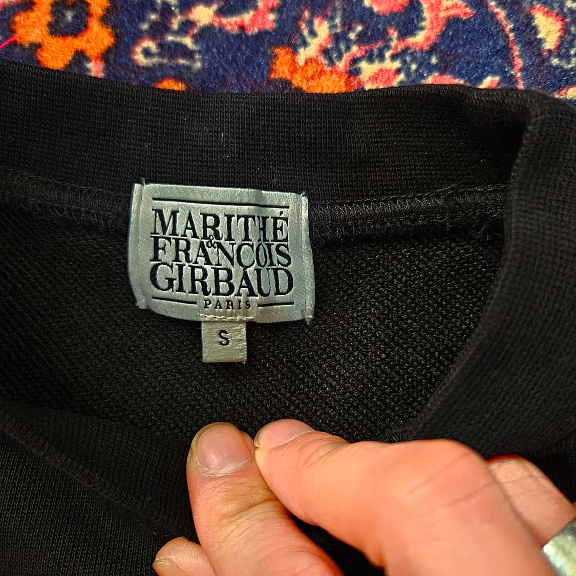 마리떼프랑소와저버 클레식 로고 스웻 맨투맨 티셔츠 S size 상품이미지7