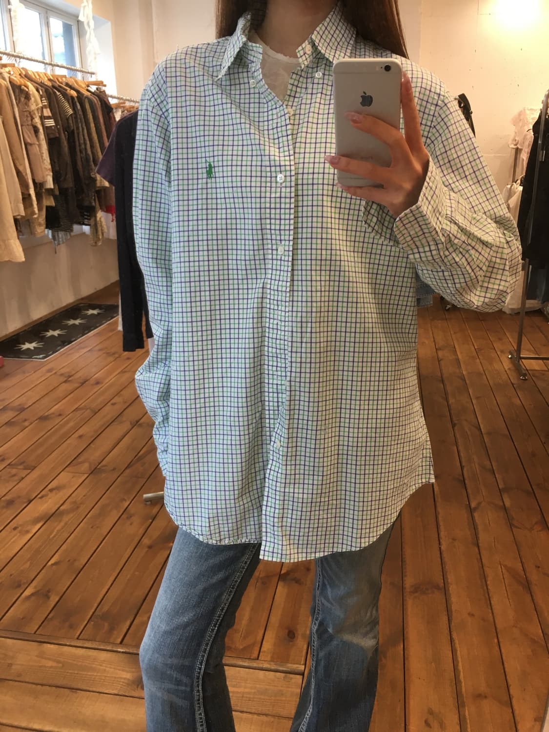 폴로 메론 네이비 셔츠 상품이미지2