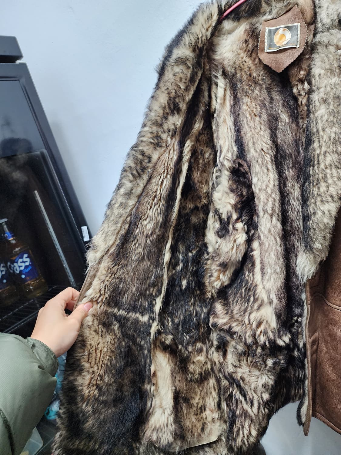 리얼레더 양가죽 빈티지 무스탕 코트 상품이미지3