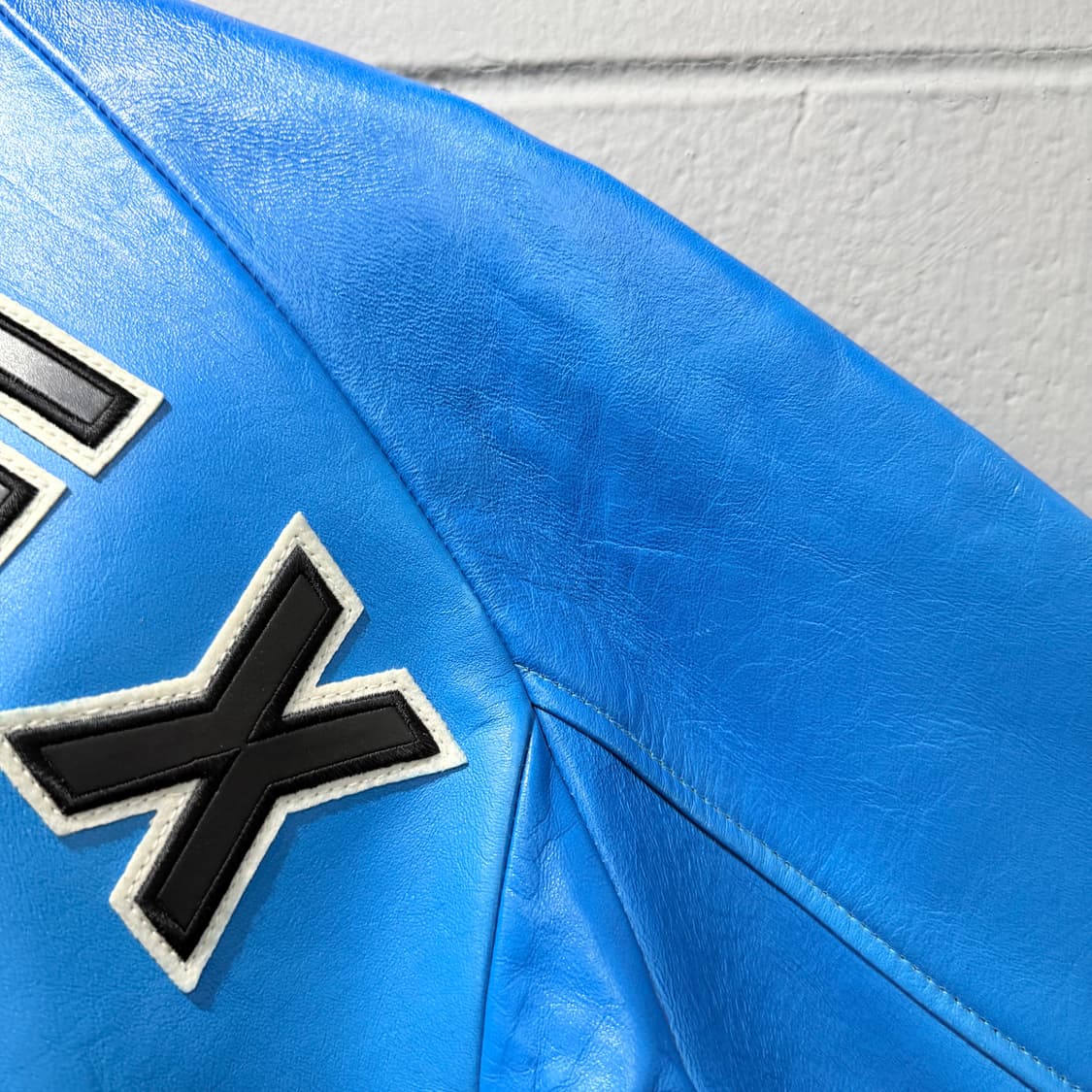 아비렉스 레더자켓 블루 상품이미지8