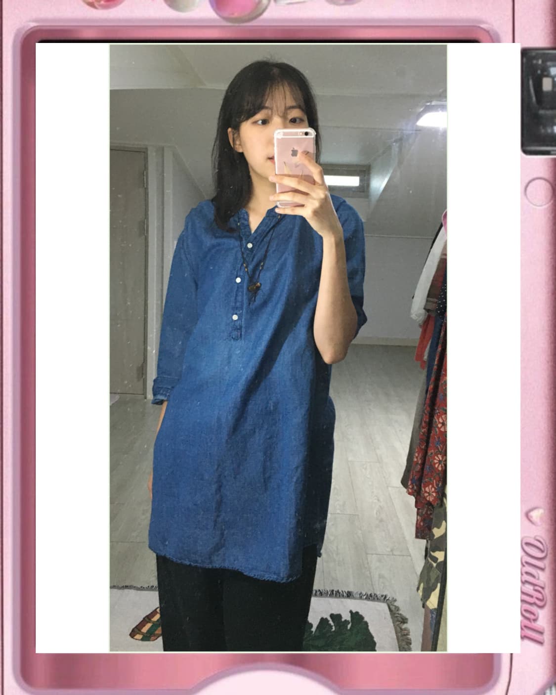 빈티지 워싱 데님 원피스 👗 상품이미지2
