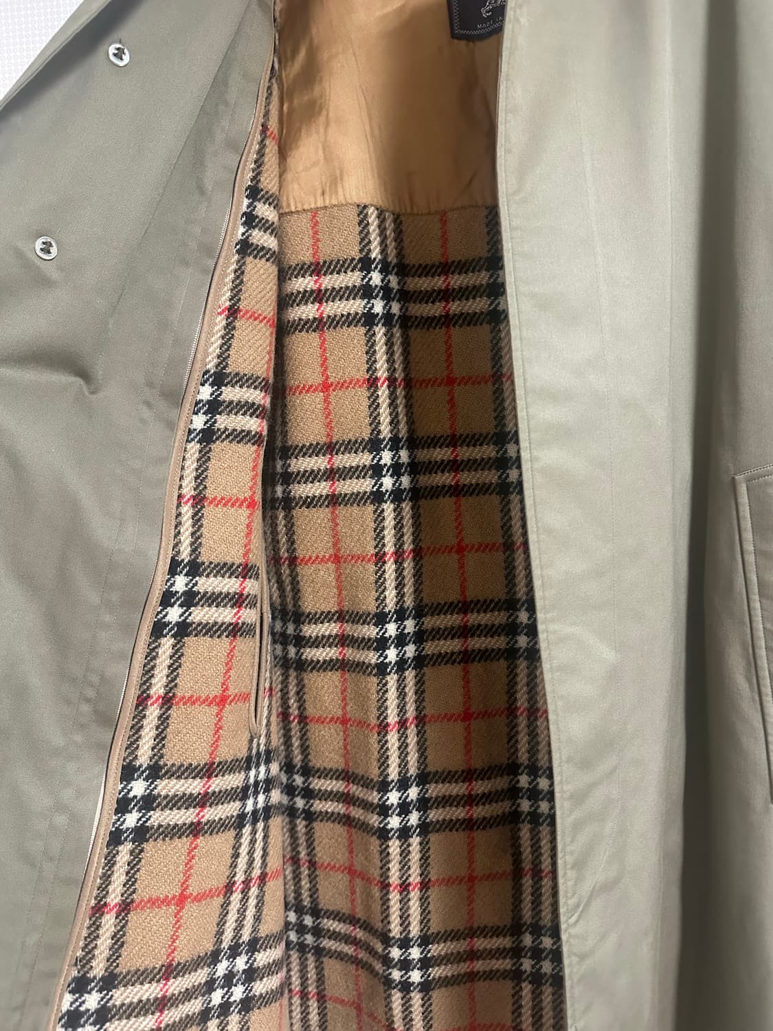 버버리 싱글 발마칸 코트(트렌치코트) 상품이미지4