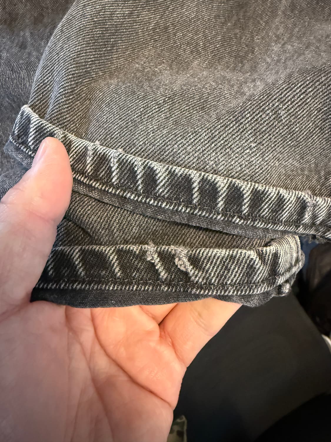 리바이스 501 흑청 33/32 상품이미지3