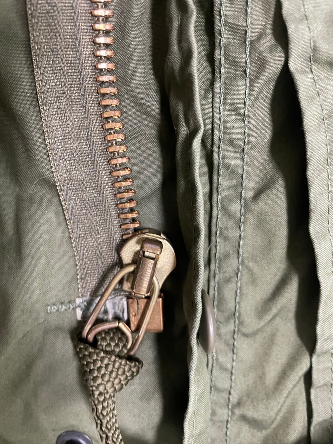 m65 피쉬테일 og 오리지널 x large A급 카본힐 외피 개파카 상품이미지4