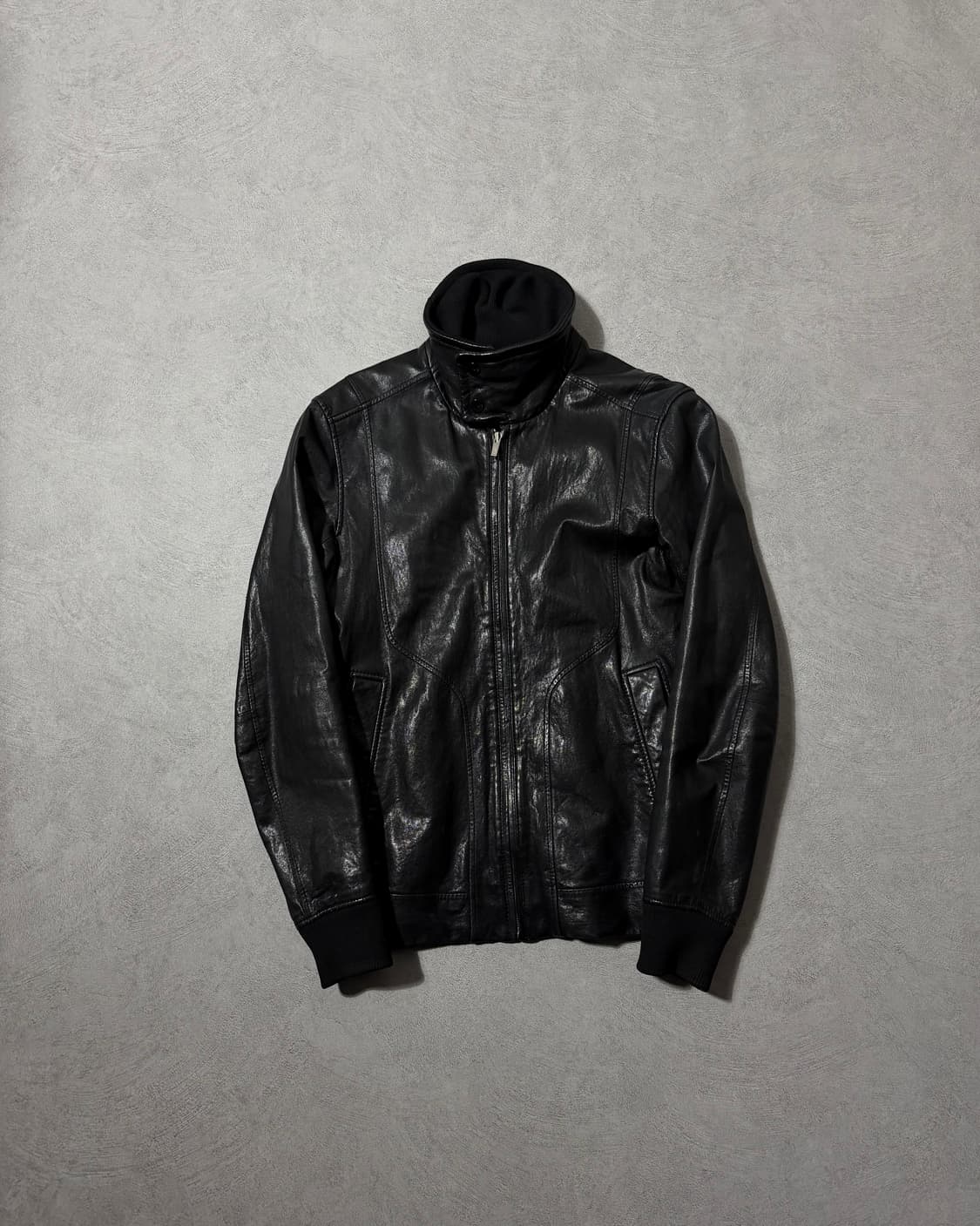 Tate 하이넥 램스킨 자켓 상품이미지1