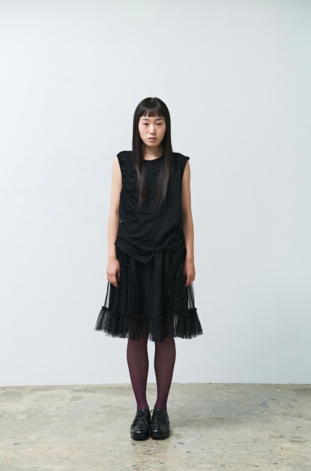 생긴스튜디오 banding ruffle sha skirt  상품이미지2