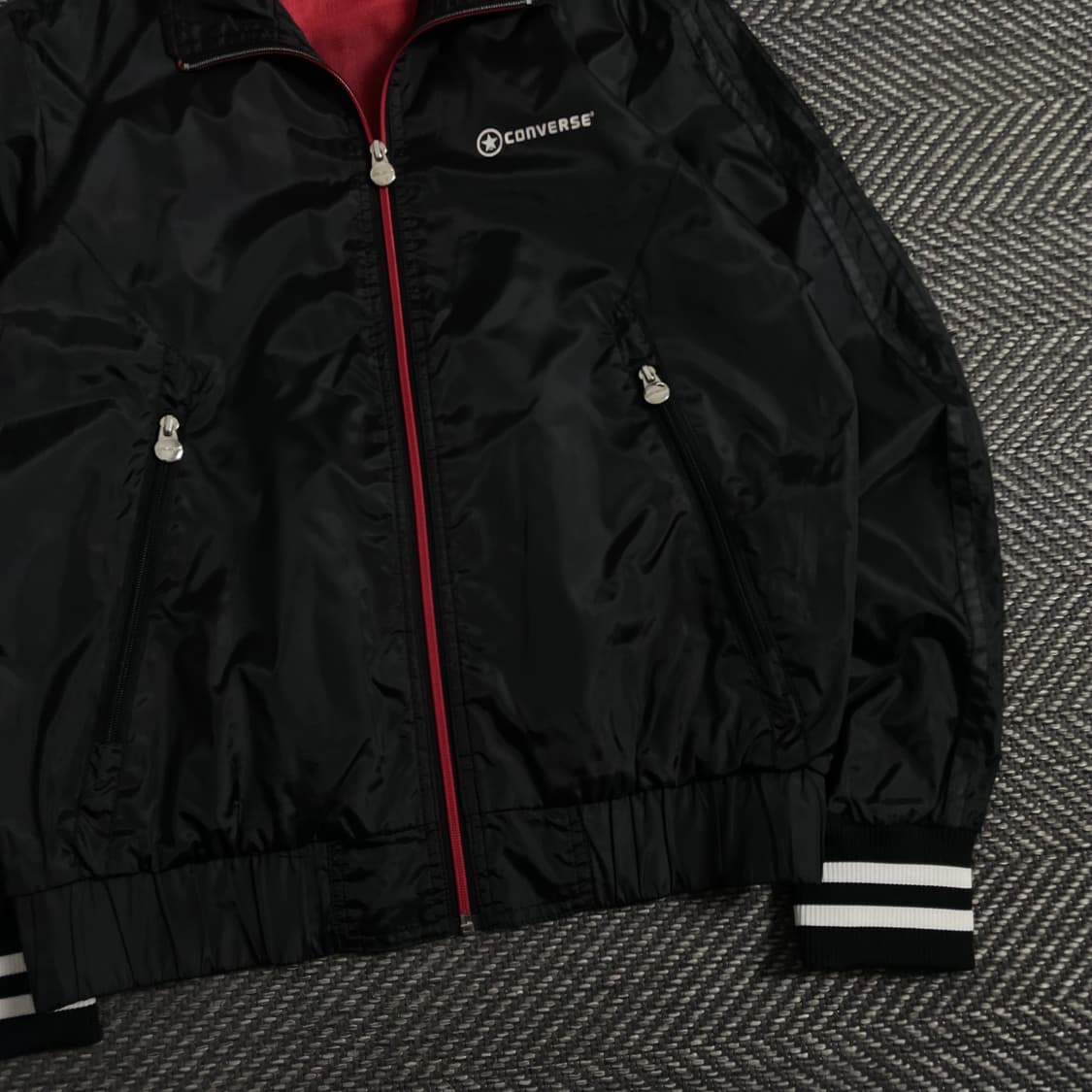 00s 컨버스 올드스쿨 디테일 우븐 트랙 자켓o 3833 상품이미지2