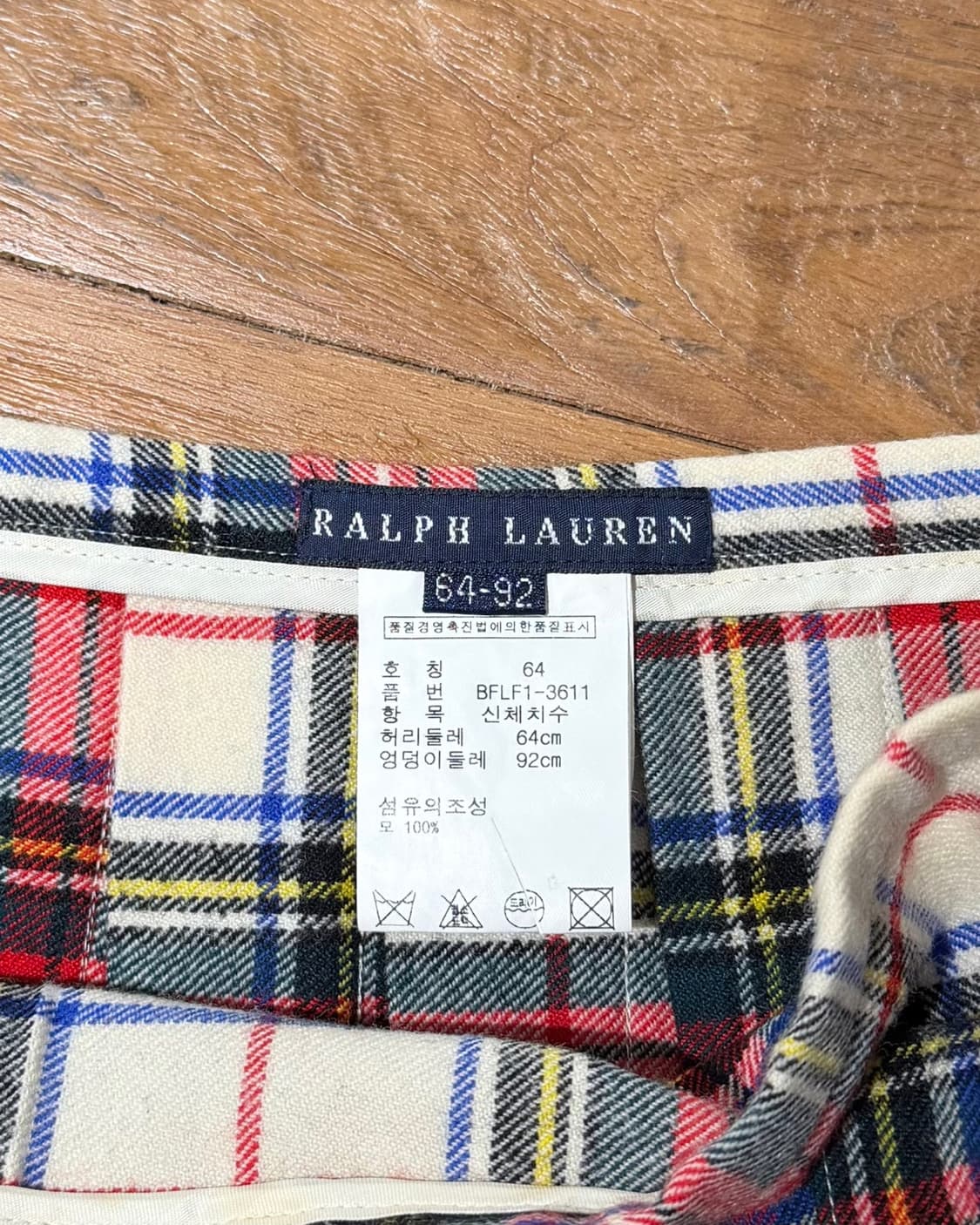 랄프 로렌 플리츠 플래드 미니스커트 상품이미지7