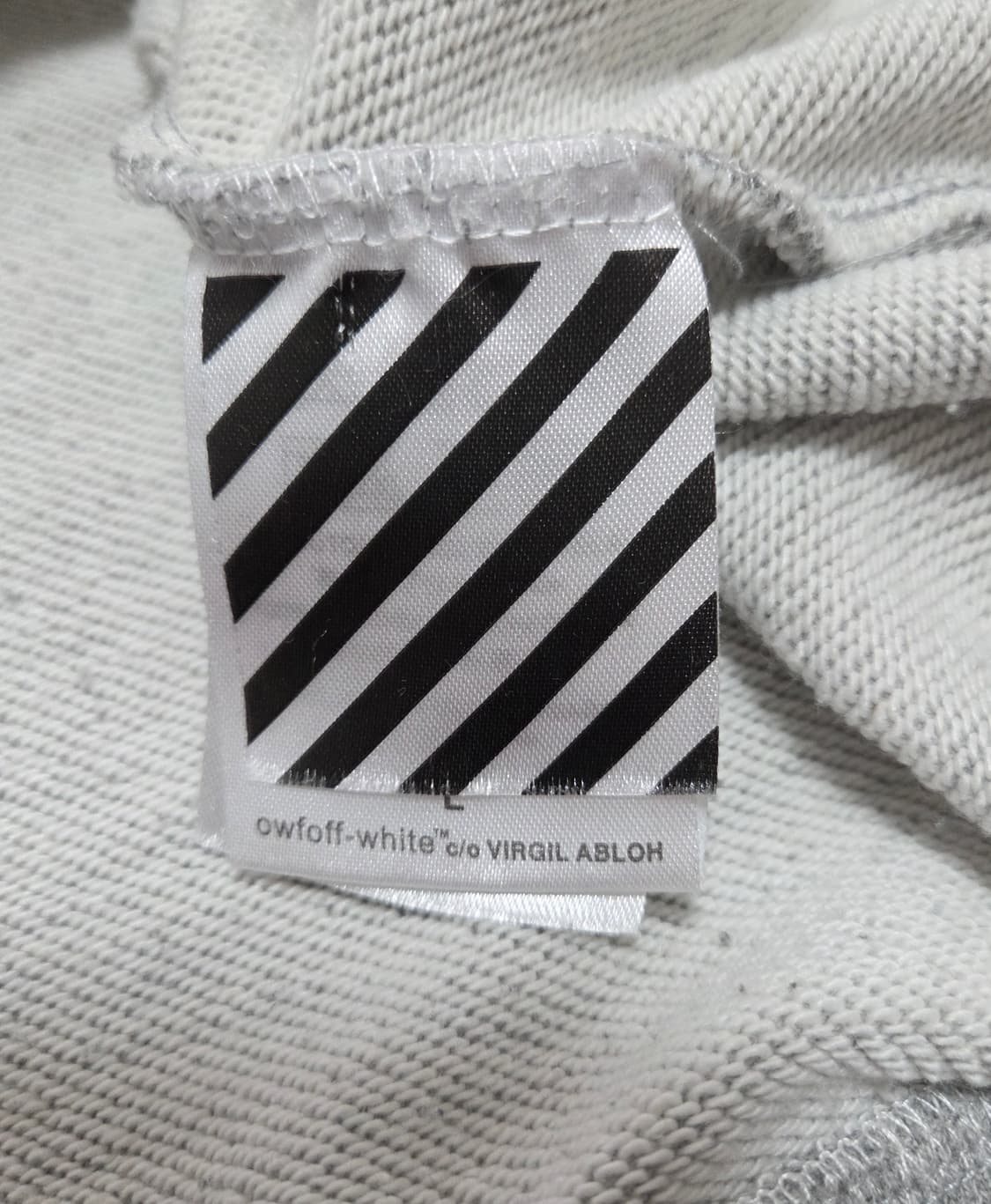 오프화이트 애로우 프린트 후드집업  상품이미지6