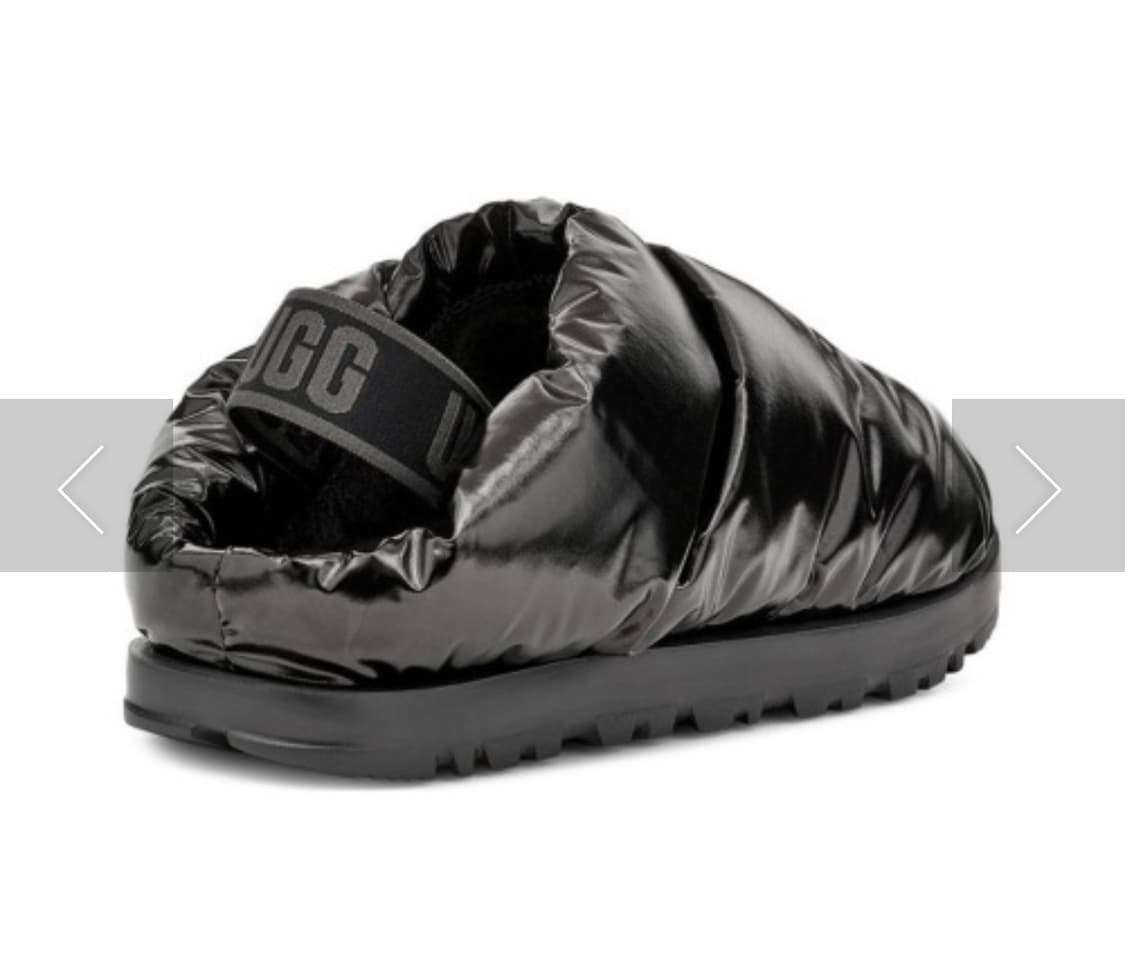 UGG 어그 샤이니 로고 스트랩 슬라이드 패딩 샌들 상품이미지3