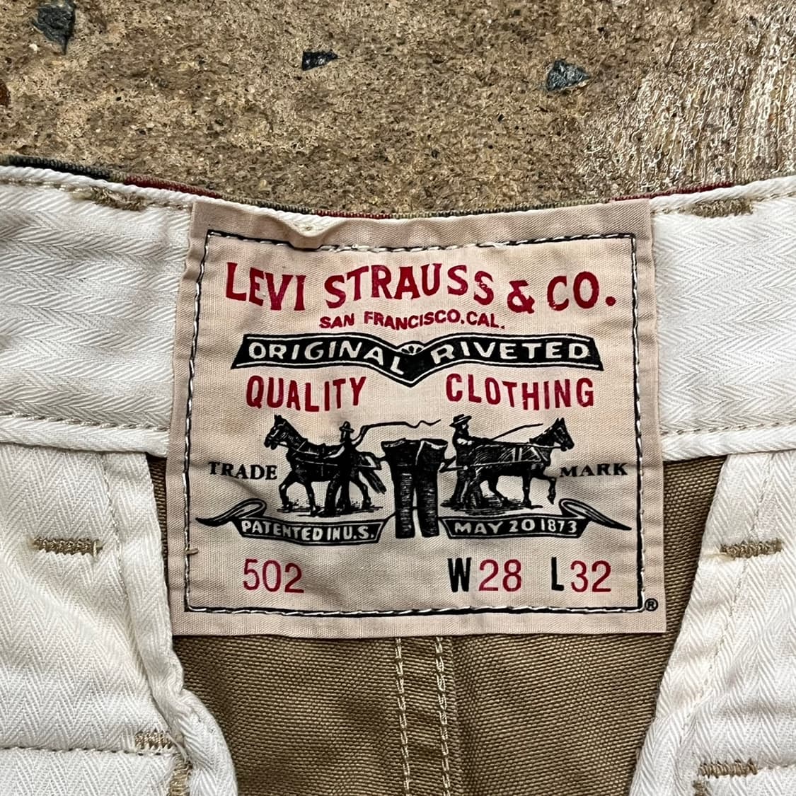 [정품/28,32] 리바이스 502 덕 카모 카고 팬츠 b10 상품이미지6