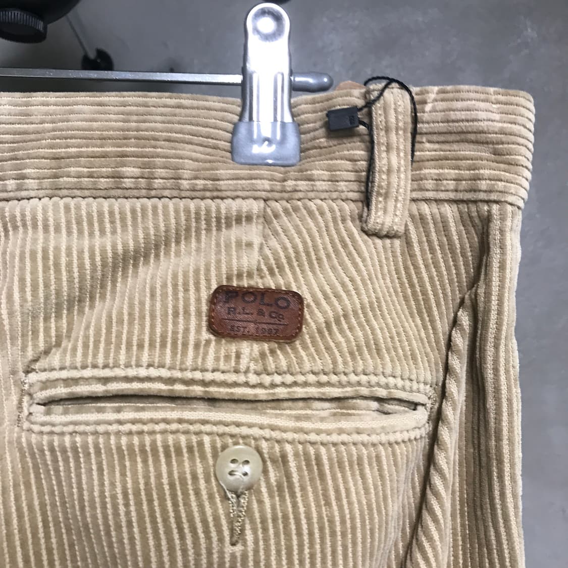 폴로 랄프로렌 베이지 코듀로이 팬츠 84-100 상품이미지4