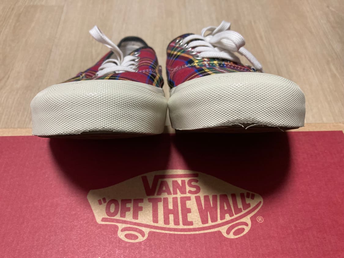 [285] 반스 어센틱 애너하임 팩토리 / 플레이드 레드 상품이미지4