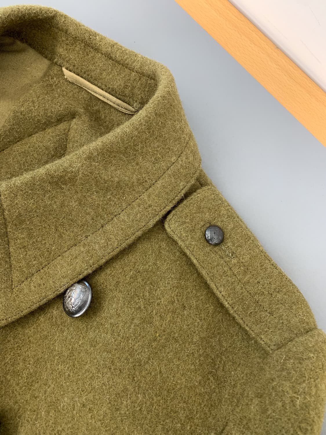 밀리터리 헤비울 트렌치 코트 100 상품이미지9